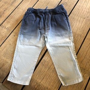 Blue Ombré linen pant from Zara Baby